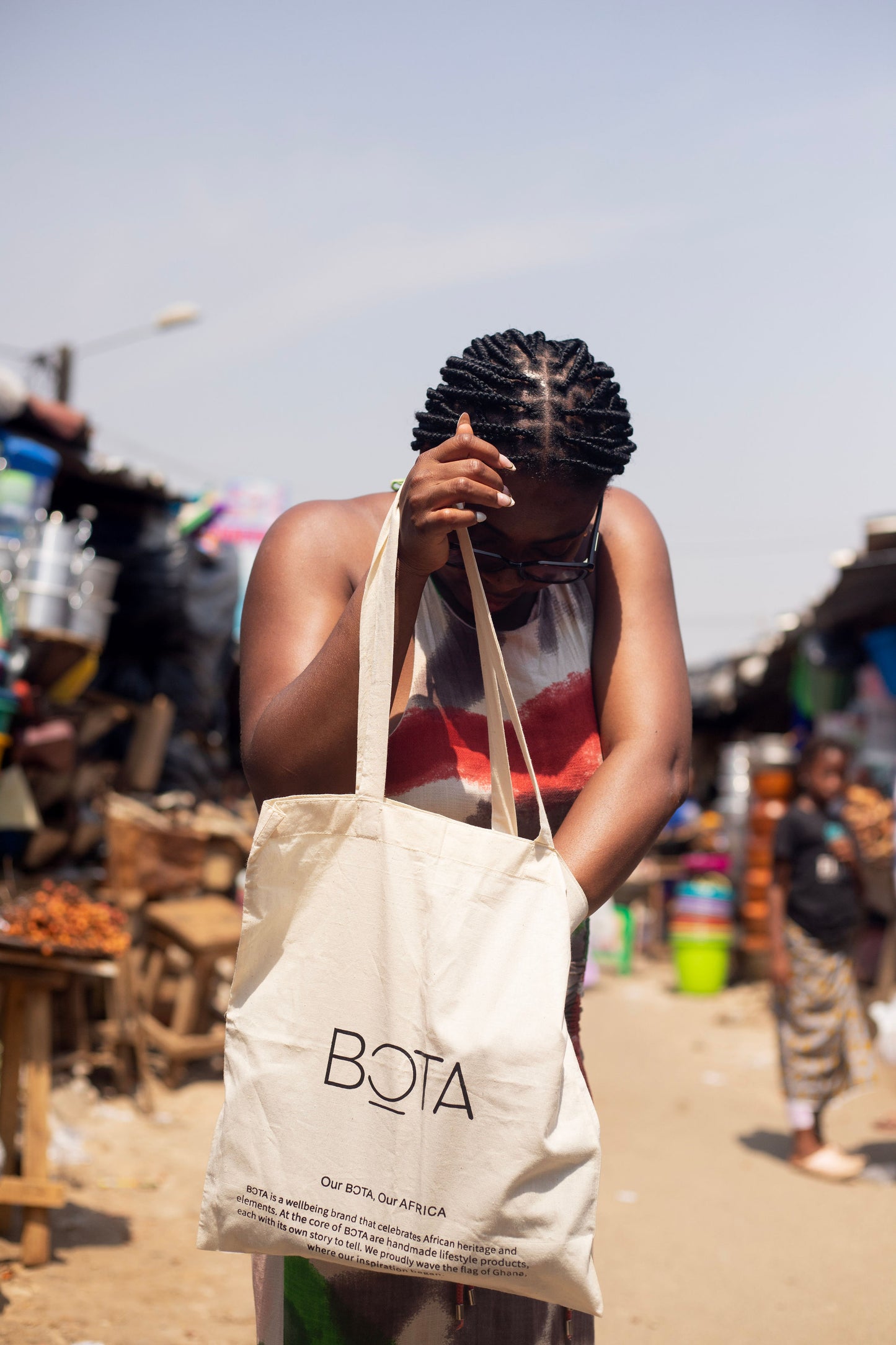 BƆTA Branded Natural Cotton Bag