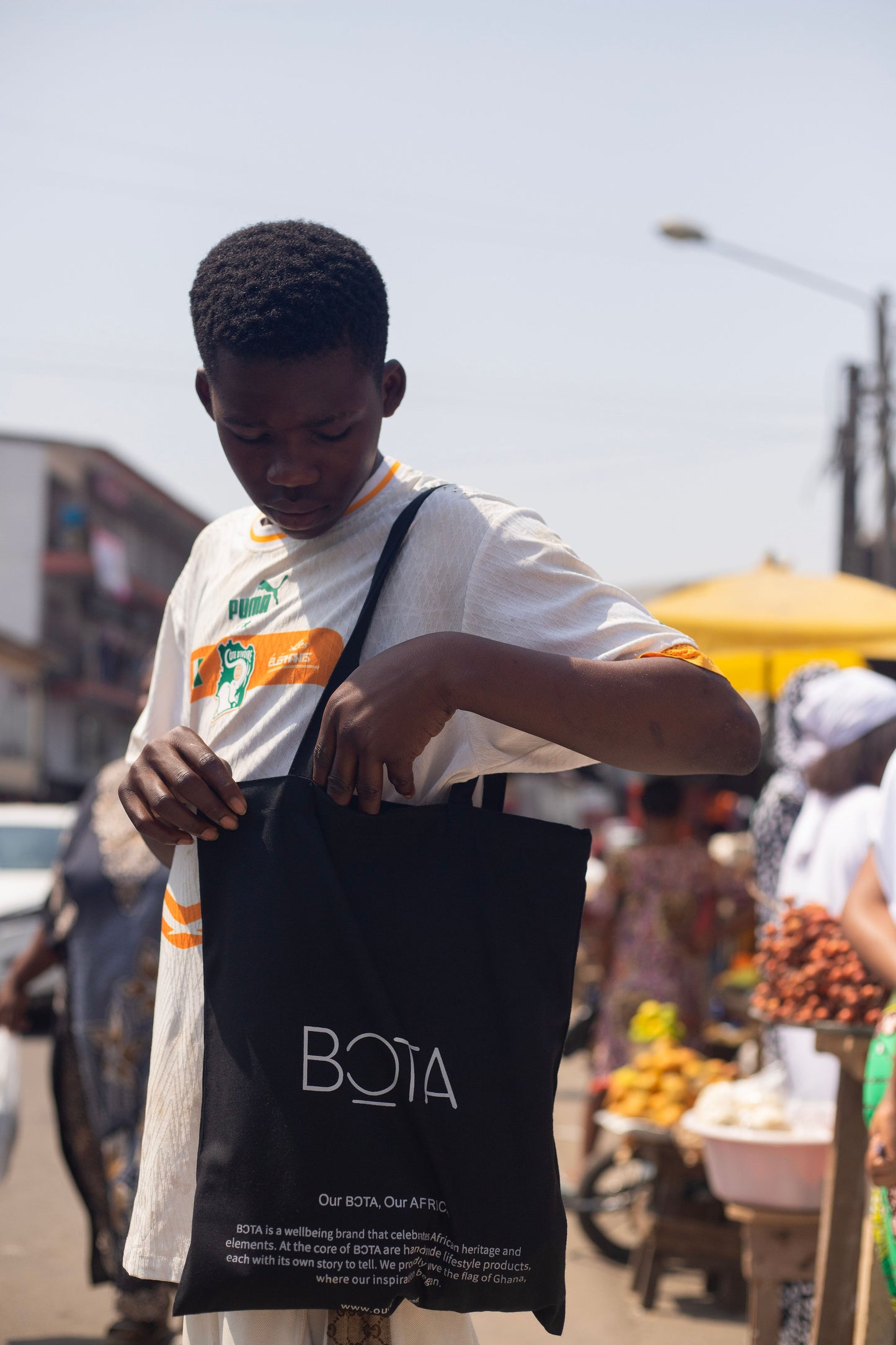 BƆTA Branded Natural Cotton Bag