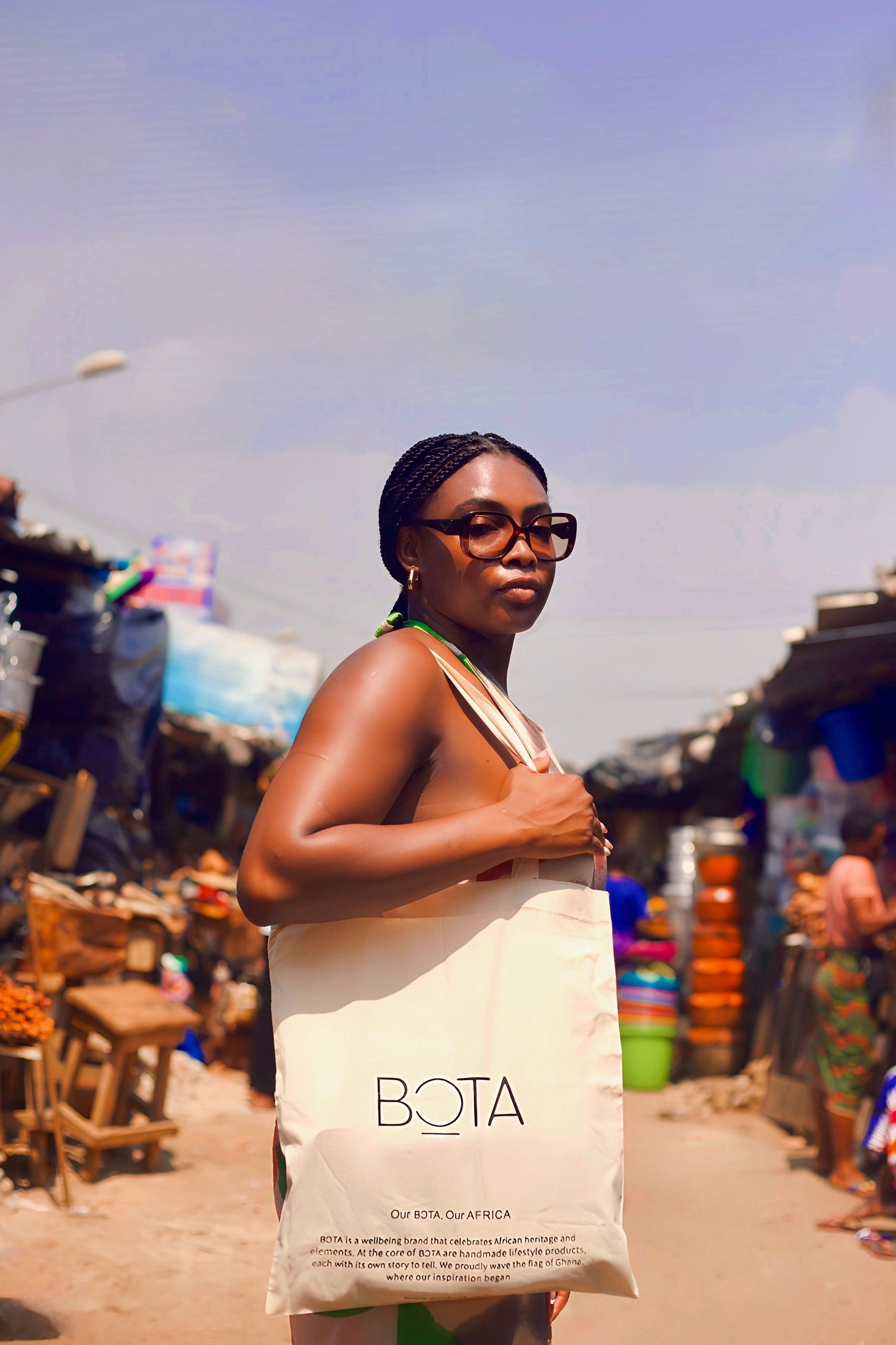 BƆTA Branded Natural Cotton Bag