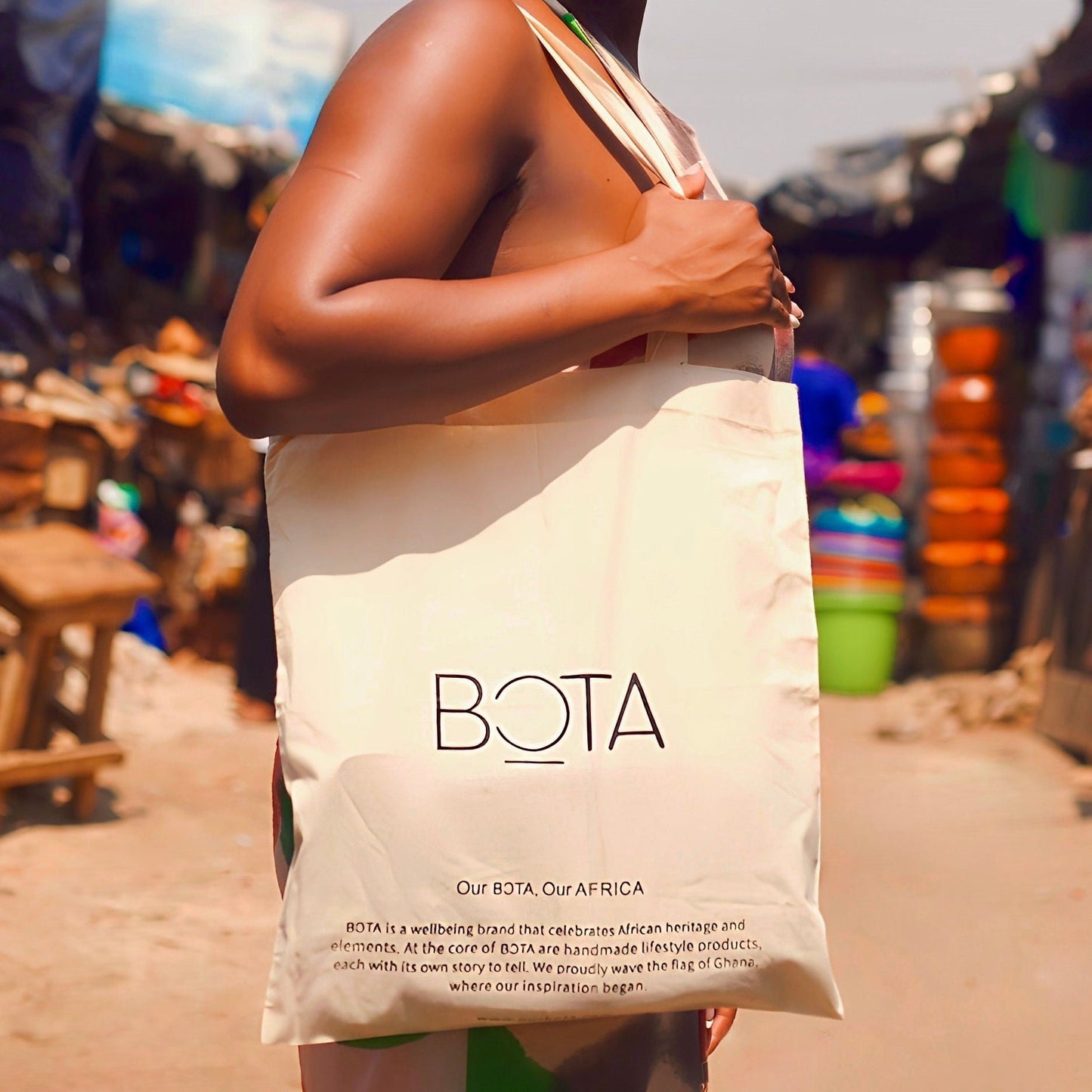 BƆTA Branded Natural Cotton Bag